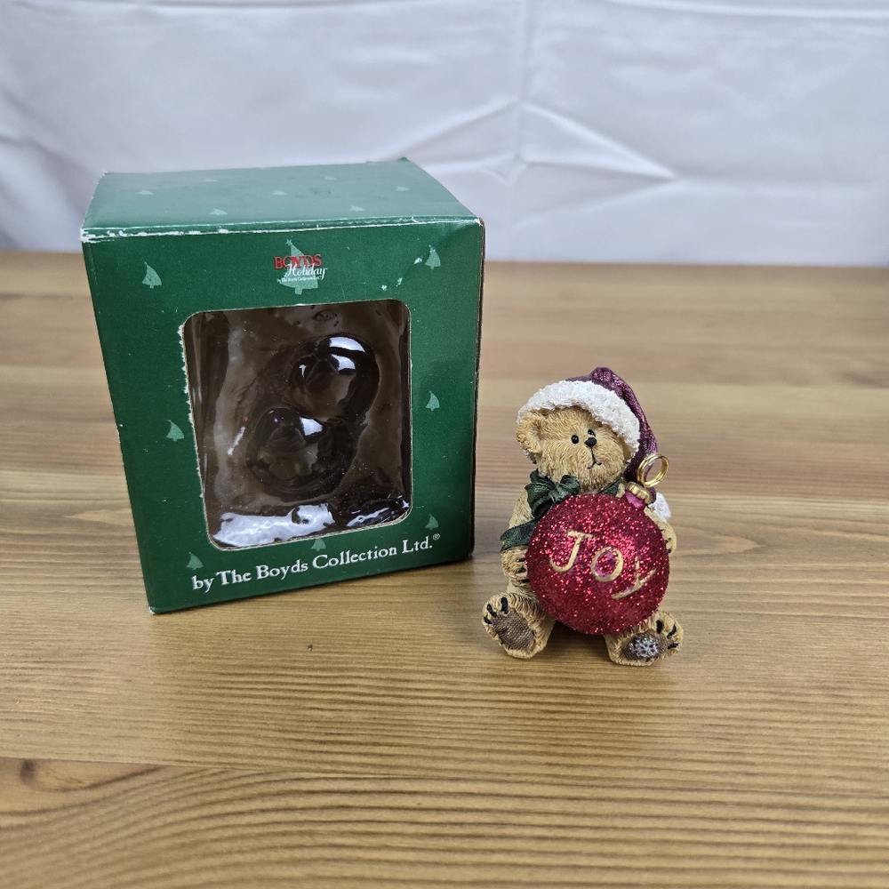 Boyds Collection Joy Ornament 24561 Bear Angel Holiday Christmas 2006
